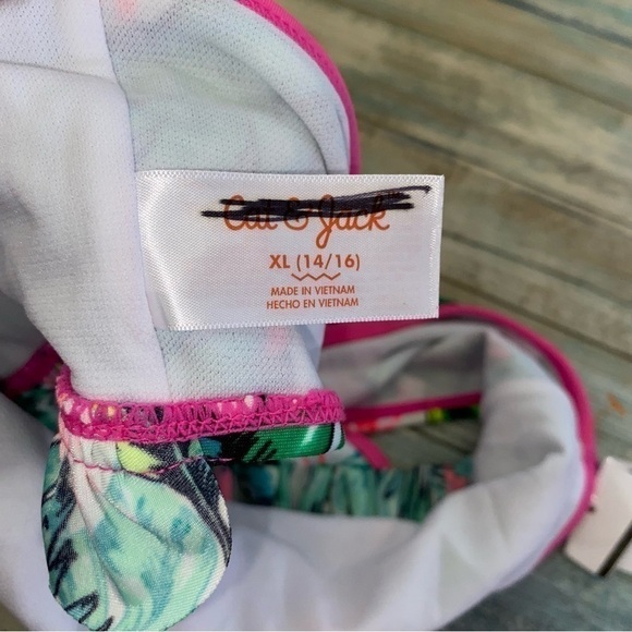 Cat & Jack Palm Bikini Top - Picture 6 of 6